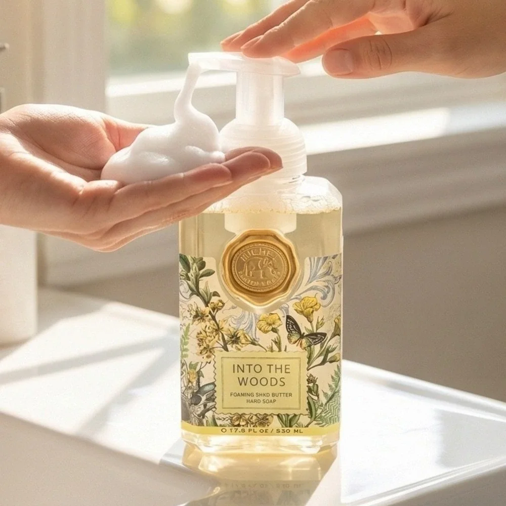 Michel Design Works Into The Woods Foaming Shea Butter‎ Hand Soap 17.8 fl oz NEW